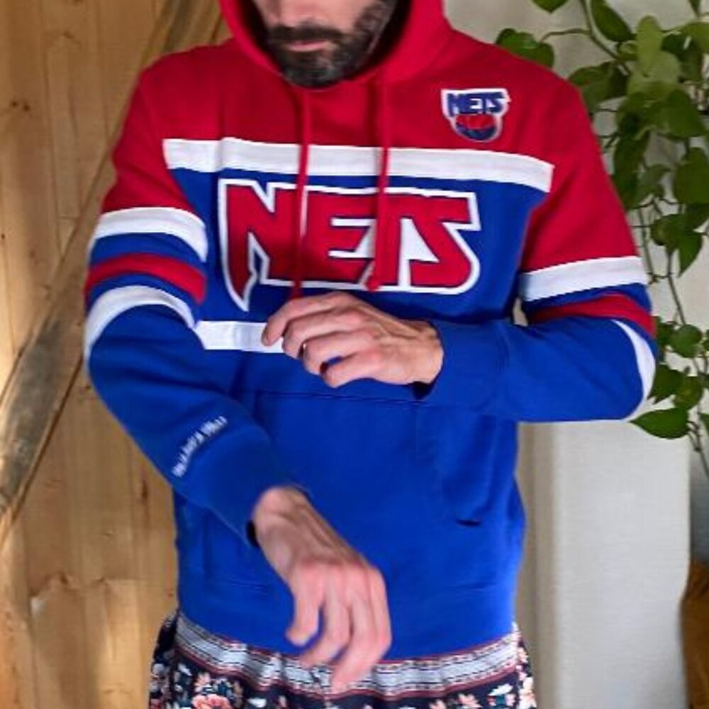 Nets Throwback Pullover - image 1